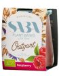 SABA Vegan Raspberry Oatgurt, Organic Oat Milk Yoghurt, 115g Fashion