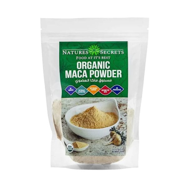 NATURES SECRET Organic Maca Powder, 250g, Gluten free, Keto For Sale