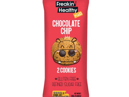 FREAKIN  HEALTHY Chocolate Chip Cookies, 28g - Vegan, Gluten Free, Sugar Free Online Sale