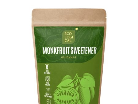 ECOLOGICAL Monkfruit Sweetener, 400g - With Erythritol For Cheap