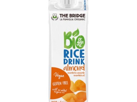 THE BRIDGE Rice Almond Milk, 250ml - Organic, Vegan, Gluten Free Fashion