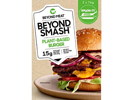 BEYOND MEAT Beyond Smash, Vegan Burger, Plant Based Burger - 152g (Pack of 2) Online Hot Sale