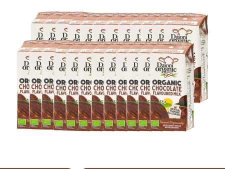 DAIONI ORGANIC Chocolate Flavoured Milk, 200ml - Pack of 24, Organic Online Sale